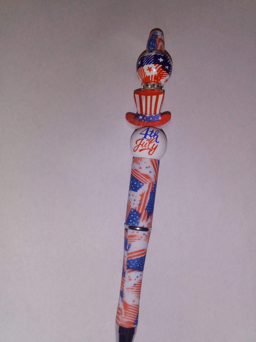 4th of July Patriotic Pen - Red, White & Blue